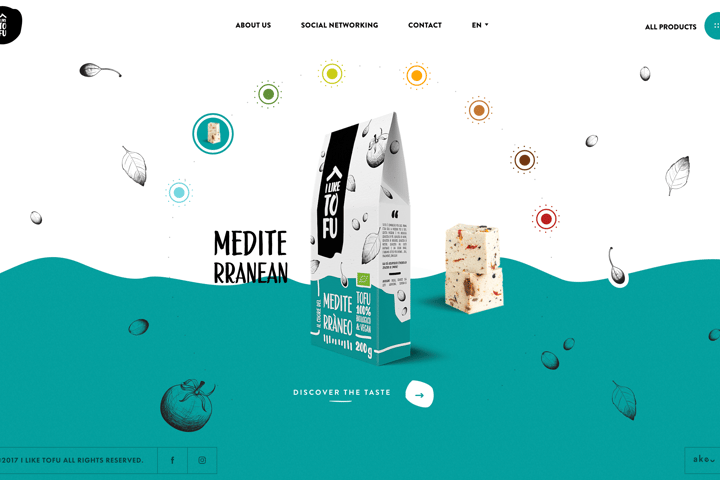I Like Tofu website preview